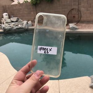 Clear iPhone X case